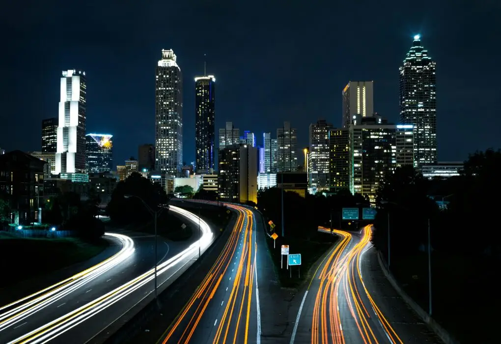 Atlanta Night Skyline