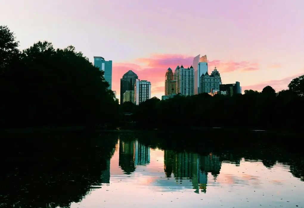 Piedmont Park Midtown Skyline Atlanta, GA