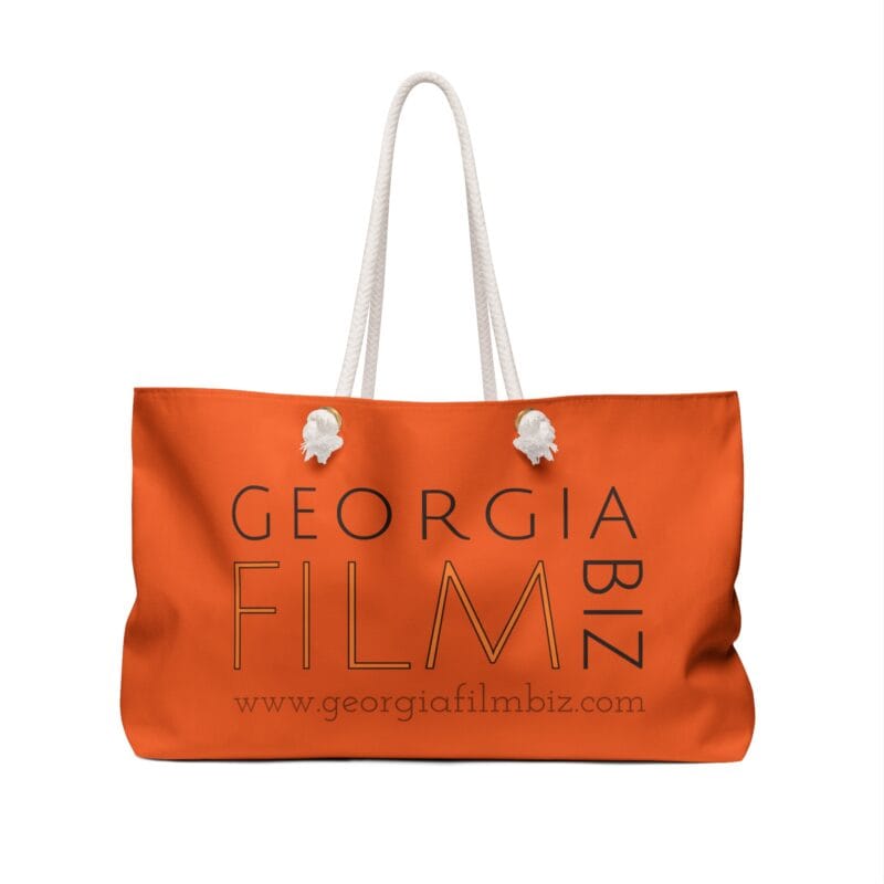 Georgia Weekender Bag in Orange - Image 2